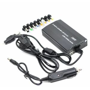 Incarcator Laptop Auto + Priza cu 8 MUFE Universale 12v / 220v AX imagine