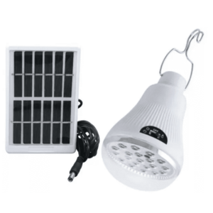 Bec LED cu panou solar GR 020 culoare alb cu agatatoare imagine