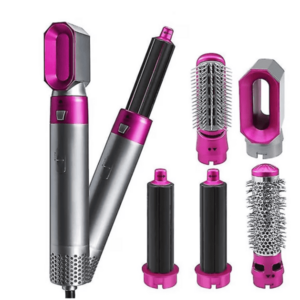 Perie de Par 5 in 1 Multifunctionala Hot Air Styler Multiple Accesorii incluse imagine