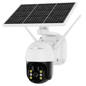 Camera supraveghere cu panou solar full HD PTZ 6 LED imagine