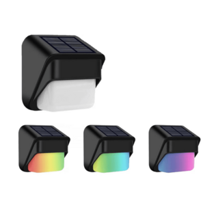 Set 4 lampi solare de exterior cu LED RGB alb cald si schimbare de culoare imagine