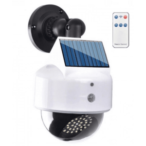 Lampa solara cu senzor de miscare si telecomanda tip camera video falsa 5118 imagine