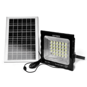 Proiector LED SMD cu panou solar si telecomanda 300W 6000K GD758 imagine