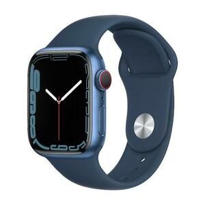 Apple Watch Series 7 2021, GPS + Cellular, Aluminium 45mm N/A Blue Ca nou imagine