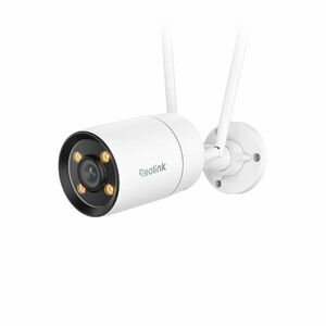 Camera supravehgere IP wireless Reolink ColorX W320X, 2K, 4 mm, Wi-Fi, detectie persoane / vehicule / animale, lumina alba, microfon si difuzor, slot card imagine