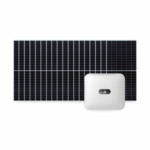 Sistem fotovoltaic 8 kW, invertor trifazat On Grid WiFi si 18 panouri Canadian Solar, 120 celule, 460 W imagine