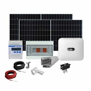 Sistem fotovoltaic complet 8 kW, invertor trifazat On Grid WiFi si 18 panouri Canadian Solar, 120 celule, 460 W, montare pe acoperis din tigla imagine