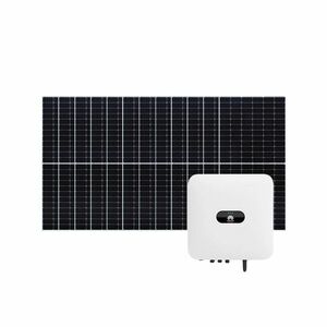 Sistem fotovoltaic 5 kW, invertor monofazat Hibrid WiFi cu 12 panouri Canadian Solar, 120 celule, 460 W imagine