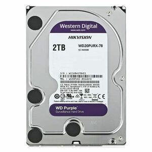 Hard Disk Western Digital WD Purple Intellipower WD20PURX, 2TB, 64MB, 5400 RPM imagine