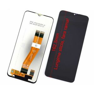 Display Samsung Galaxy M02S M025F OEM Black Negru fara Rama DOAR VARIANTA LUNGA CU STICLA 162.5mm imagine