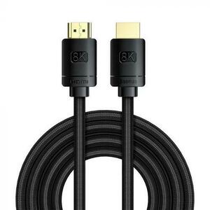 Cablu Baseus CAKGQ-L01, HDMI - HDMI, 8K, 3m (Negru) imagine