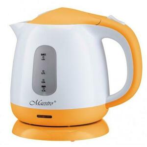 Fierbator de apa Feel-Maestro MR-012 ORANGE, 1 L, 1100 W (Alb/Portocaliu) imagine