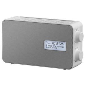 Radio FM Panasonic RF-D30BTEG-W, DAB+, BT, Ceas cu alarma (Alb) imagine