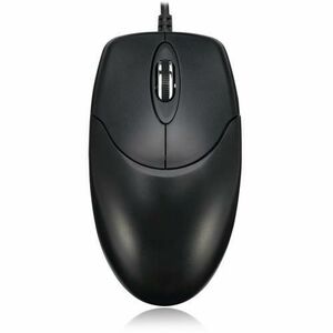 Mouse optic Adesso, 3 butoane, senzor pentru suprafete multiple, cablu USB imagine