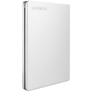 HDD extern TOSHIBA Canvio Slim, 1TB, USB 3.2 (Argintiu) imagine