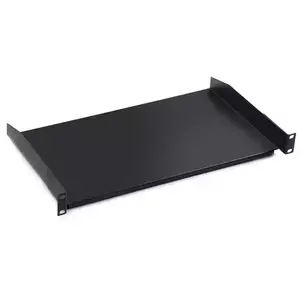 Raft fix Spacer 1U pentru rack 19″ SPSF-1U320-BK, adancime 320mm, sarcina maxima 20Kg, vopsea antistatic, otel 1mm imagine