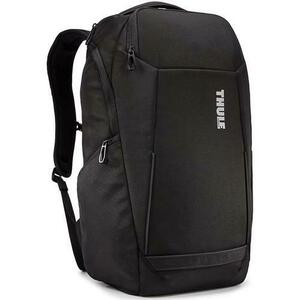 Rucsac THULE pentru laptop de maxim 15.6inch, 1 compartimente, buzunar frontal x 3, buzunar lateral x 2, waterproof, poliester, Negru imagine