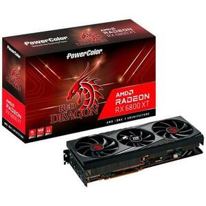 Placa video PowerColor Radeon™ RX 6800 XT Red Dragon, 16GB GDDR6, 256-bit imagine