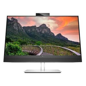 Monitor IPS LED HP 27inch 40Z29AA, QHD (2560 x 1440), HDMI, DisplayPort, Retea, Camera Web 5Mpx, Boxe (Negru/Argintiu) imagine