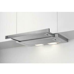 Hota incorporabila telescopica Electrolux LFP326S, 410 mc/h, 60 cm (Argintiu) imagine