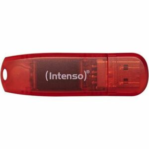 Memorie USB 2.0 Intenso 128 GB Rainbow Line, Rosu imagine