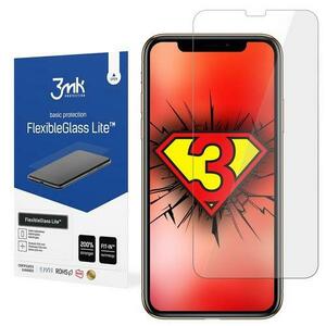 Folie de sticla compatibila cu iPhone 11 Pro / X / XS, 3MK, Sticla/Plastic, Transparent imagine