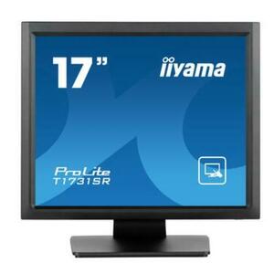 Monitor TN LED iiyama ProLite 17inch T1731SR-B1S, 1280 x 1024, VGA, HDMI, DisplayPort, Boxe, Touchscreen (Negru) imagine