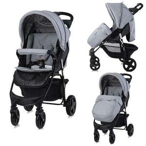 Carucior sport Lorelli Olivia, cu husa de picioare, Cool Grey imagine