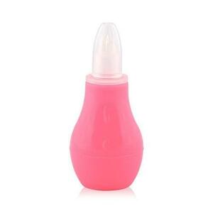 Aspirator nazal Lorelli, 0 luni+, eliberarea cailor respiratorii, cu capac de protectie, material fin si moale, Blush Pink imagine