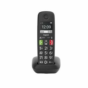 Telefon Gigaset E290HX, DECT, GAP, CAT iq 2.0, 10 ore (Negru) imagine