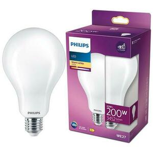 Bec LED Philips Classic A95, 23W (200W), 3452 lm, lumina alba calda (2700K) imagine