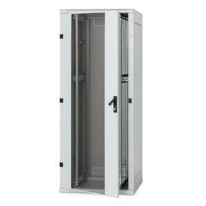 Rack de podea 19 Triton 18U 600x600mm usa fata sticla panouri laterale/spate detasabile sectiuni pentru ventilatie activa, sectiuni acces cabluri sus/jos/spate, IP20 imagine