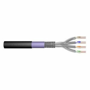 Cablu de retea, Digitus, CAT7, S-FTP, 1000 m, Negru/Violet DK-1741-VH-10-OD imagine