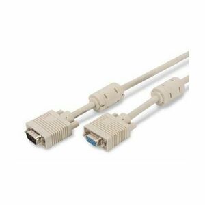 Cablu Assmann AK-310203-030-E, VGA tata/VGA mama, 3m, Gri imagine