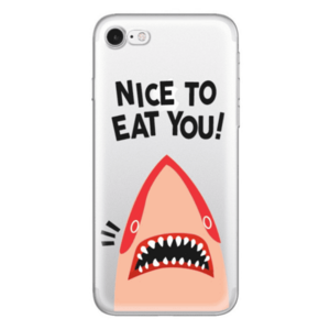 Protectie Spate Lemontti Art Nice To Eat You LEMHSP7NEY pentru iPhone 8 / 7 (Multicolor) imagine