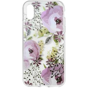 Protectie spate Lemontti Silicon Art Flowers LEMHSPXSTF, pentru iPhone XS/X (Multicolor) imagine