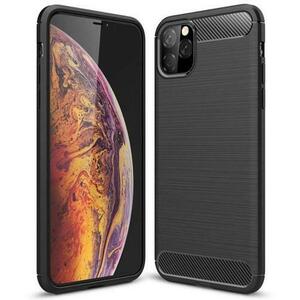 Protectie Spate Lemontti Carbon LEMHCIXIPN pentru Apple iPhone 11 Pro (Negru) imagine