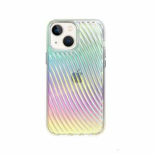 Husa Devia Glisten Waves Series compatibila cu iPhone 13, Pink imagine