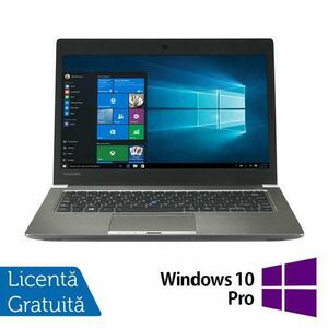 Laptop Refurbished Toshiba Portege Z30t-C-145, Intel Core i7-6500U 2.50GHz, 8GB DDR3, 256GB SSD, 13.3 Inch Full HD, Webcam + Windows 10 Pro imagine