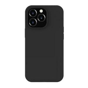 Protectie Spate Lemontti Liquid Silicon MagCharge pentru Apple iPhone 14 Pro Max (Negru) imagine