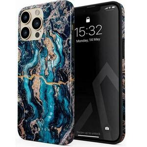 Protectie Spate Burga Dual Layer Mystic River pentru Apple iPhone 14 Pro Max (Multicolor) imagine