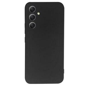 Husa Protectie Spate Lemontti Soft Slim LEMHSSSGSA34N, Silicon, Mat, Microfibra, pentru Samsung Galaxy A34 5G (Negru) imagine