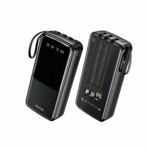 Acumulator Extern Wekome WP-10 Pop Digital, 20000mAh, USB Type-C, Lightning, MicroUSB (Negru) imagine