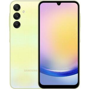 Telefon mobil Samsung Galaxy A25, Procesor Exynos 1280 Octa-Core, Super AMOLED Capacitiv touchscreen 6.5inch, 8GB RAM, 256GB Flash, Camera Tripla 50+8+2MP, 5G, Wi-Fi, Dual SIM, Android (Galben) imagine