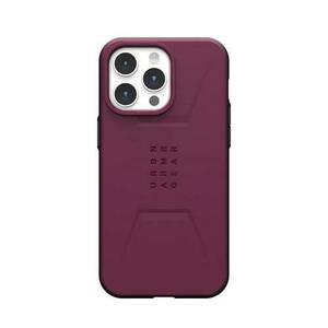 Husa de protectie UAG Civilian Magsafe pentru iPhone 15 Pro Max, Bordeaux imagine