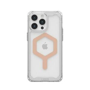 Carcasa UAG Plyo MagSafe compatibila cu iPhone 15 Pro Max, Transparent/Rose Gold imagine