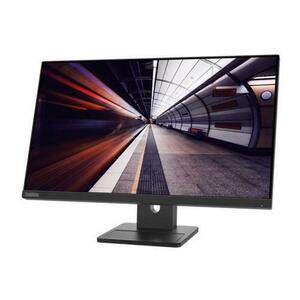 Monitor IPS LED Lenovo ThinkVision 23.8inch E24-30, Full HD (1920 x 1080), VGA, HDMI, DisplayPort, Boxe, Pivot (Negru) imagine