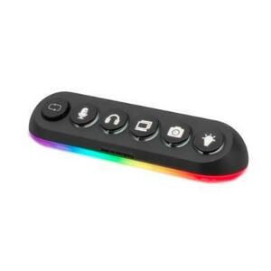 HUB USB Streamplify Desck 5, 5x USB, RGB (Negru) imagine