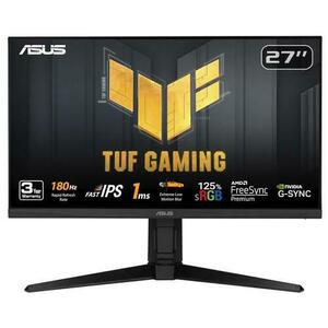 Monitor Gaming IPS LED ASUS 27inch VG279QL3A, Full HD (1920 x 1080), HDMI, DisplayPort, Boxe, Pivot, 180 Hz, 1 ms (Negru) imagine