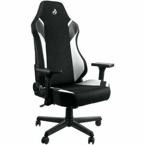 Scaun Gaming Nitro Concepts X1000, reglabil (Negru/Alb) imagine